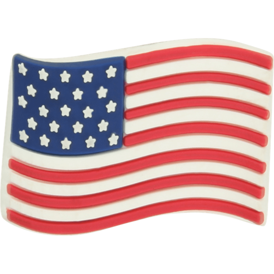 Crocs - American Flag Jibbitz Shoe Charm for Women|Men