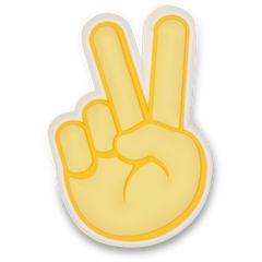 Crocs - Peace Hand Sign Jibbitz Shoe Charm for Women|Men|Jibbitz™ Charms