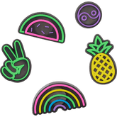 Crocs - Lights Up Fun 5 Pack Jibbitz Shoe Charm for Women|Men|Jibbitz™ Charms