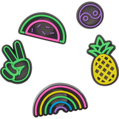 Crocs - Lights Up Fun 5 Pack Jibbitz Shoe Charm for Women|Men|Jibbitz™ Charms
