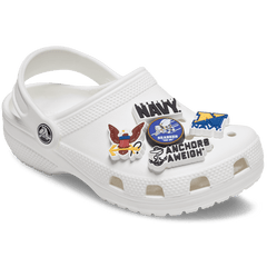 Crocs - Armed Forces US Navy 5Pck Jibbitz Shoe Charm for Women|Men|Kids|Jibbitz™ Charms
