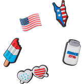 Crocs - USA 5 Pack Jibbitz Shoe Charm for Women|Men|Jibbitz™ Charms