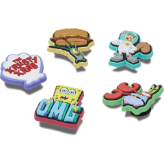 Crocs - SpongeBob 5 Pack Jibbitz™ charms for Women|Men|Kids|Jibbitz™ Charms