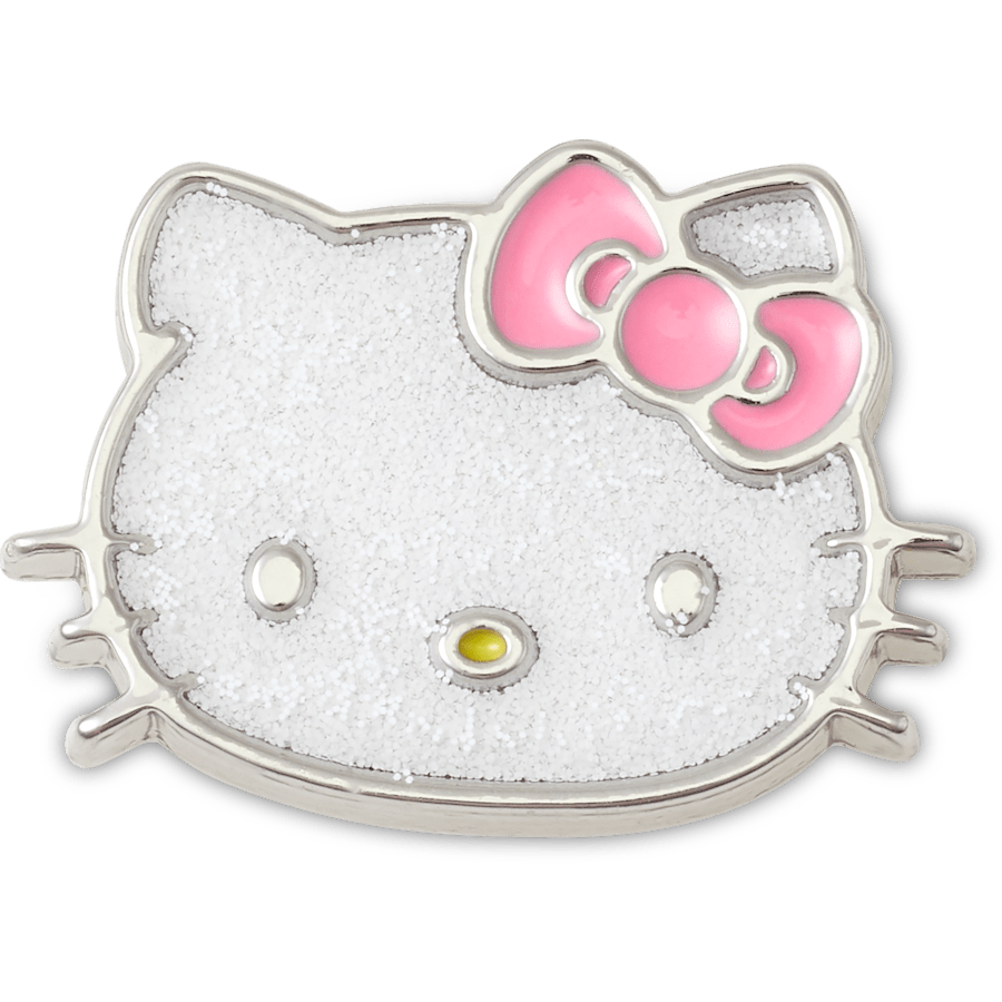 Crocs - Hello Kitty Glitter Cat Jibbitz Shoe Charm for Women|Men|Kids|Jibbitz™ Charms