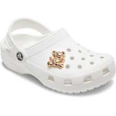 Crocs - Gold Teddy Bear Jibbitz Shoe Charm for Women|Men|Jibbitz™ Charms