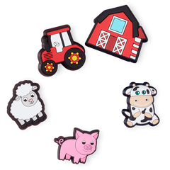 Crocs - Cutesey Farm Animal 5 Pack Jibbitz Shoe Charm for Women|Men|Kids|Jibbitz™ Charms