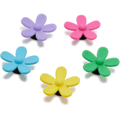 Crocs - Flower Power 5 Pack Jibbitz™ charms for Women|Men|Jibbitz™ Charms