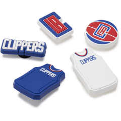 Crocs - NBA Los Angeles Clippers 5 Pack Jibbitz™ charms for Women|Men|Jibbitz™ Charms