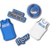 Crocs - NBA Dallas Mavericks 5 Pack Jibbitz™ charms for Women|Men|Jibbitz™ Charms