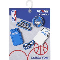 Crocs - NBA Dallas Mavericks 5 Pack Jibbitz™ charms for Women|Men|Jibbitz™ Charms