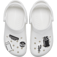 Crocs - NBA San Antonio Spurs 5 Pack Jibbitz™ charms for Women|Men|Jibbitz™ Charms