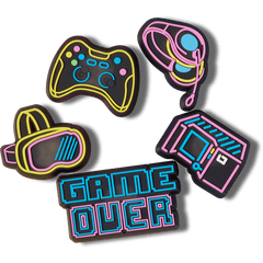 Crocs - Lights Up Neon Gamer 5 Pack Jibbitz™ charms for Women|Men|Jibbitz™ Charms