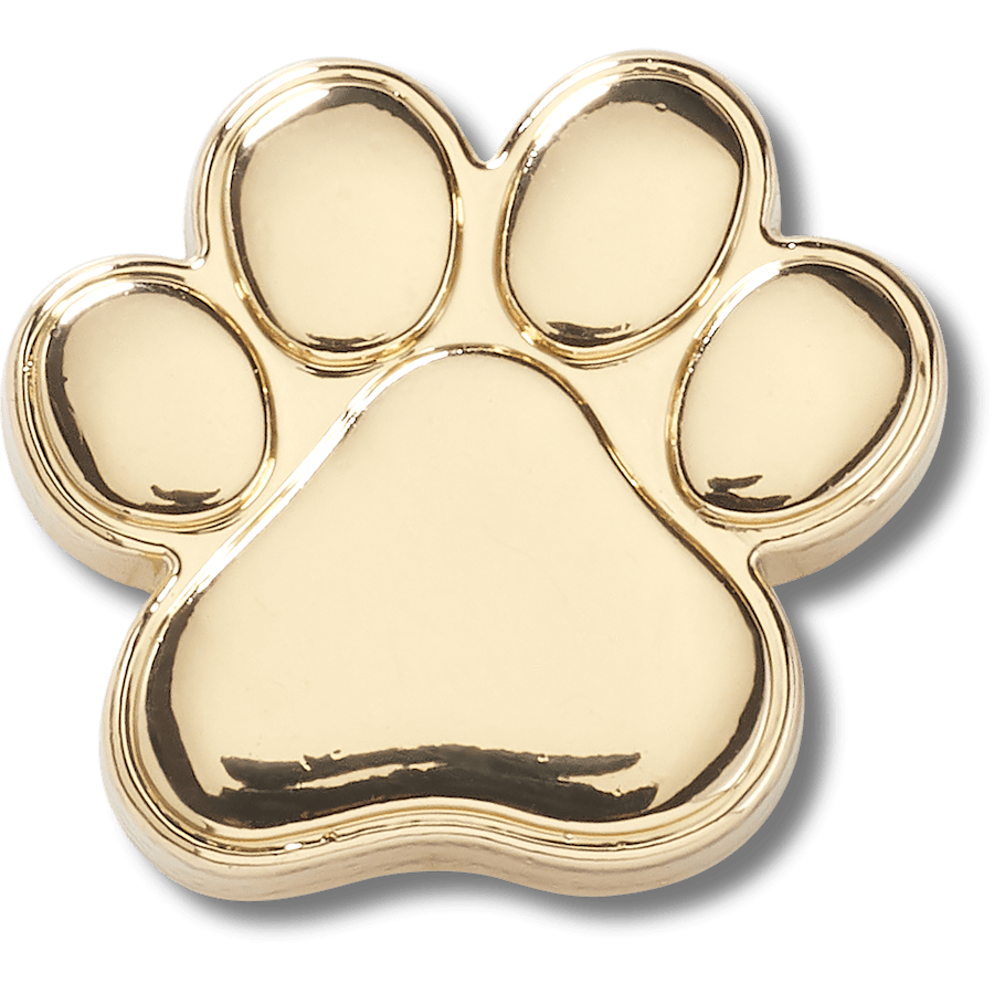 Crocs - Gold Dog Paw Jibbitz™ charms for Women|Men|Jibbitz™ Charms