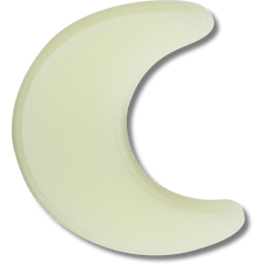 Crocs - Glow In The Dark Crescent Moon Jibbitz™ charms for Women|Men|Jibbitz™ Charms