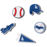 Crocs - MLB Los Angeles Dodgers 5pck Jibbitz™ charms for Women|Men|Kids|Jibbitz™ Charms