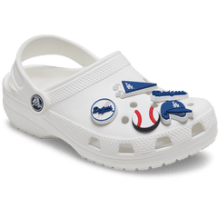 Crocs - MLB Los Angeles Dodgers 5pck Jibbitz™ charms for Women|Men|Kids|Jibbitz™ Charms