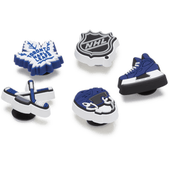 Crocs - NHL® Toronto Maple Leafs® 5 Pack Jibbitz™ charms for Women|Men|Jibbitz™ Charms