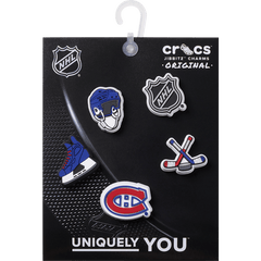 Crocs - NHL® Montreal Canadiens® 5 Pack Jibbitz™ charms for Women|Men|Jibbitz™ Charms