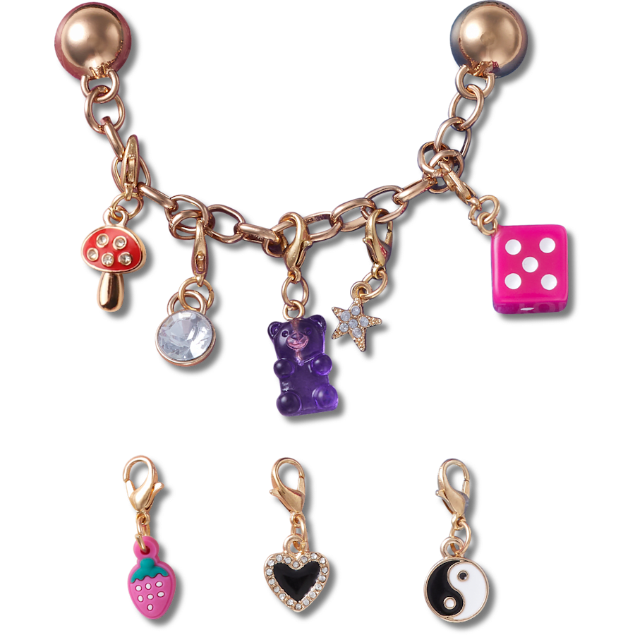 Crocs - Custom Charm Chain 5 Pack Jibbitz™ charms for Women|Men|Kids|Jibbitz™ Charms