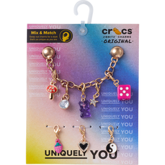 Crocs - Custom Charm Chain 5 Pack Jibbitz™ charms for Women|Men|Kids|Jibbitz™ Charms