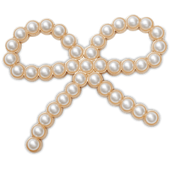 Crocs - Pearl Bow Jibbitz™ charms for Women|Men|Jibbitz™ Charms