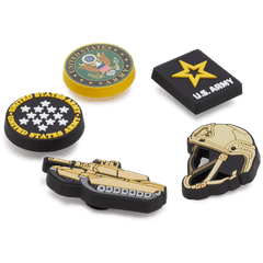 Crocs - US Army 5 Pack 2 Jibbitz™ charms for Women|Men|Kids|Jibbitz™ Charms