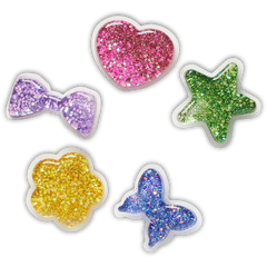 Crocs - UV Changing Squish 5 Pack Jibbitz™ charms for Women|Men|Jibbitz™ Charms