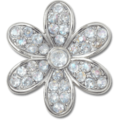 Crocs - Silver Mnchrm Daisy 1 Jibbitz™ charms for Women|Men|Jibbitz™ Charms
