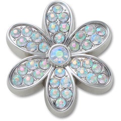 Crocs - Silver Mnchrm Daisy 1 Jibbitz™ charms for Women|Men|Jibbitz™ Charms