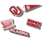 Crocs - Univ of Oklahoma 5 Pack Jibbitz™ charms for Women|Men|Kids|Jibbitz™ Charms