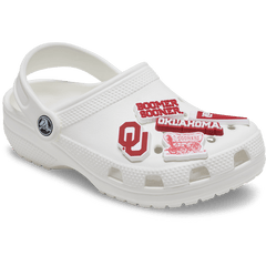 Crocs - Univ of Oklahoma 5 Pack Jibbitz™ charms for Women|Men|Kids|Jibbitz™ Charms