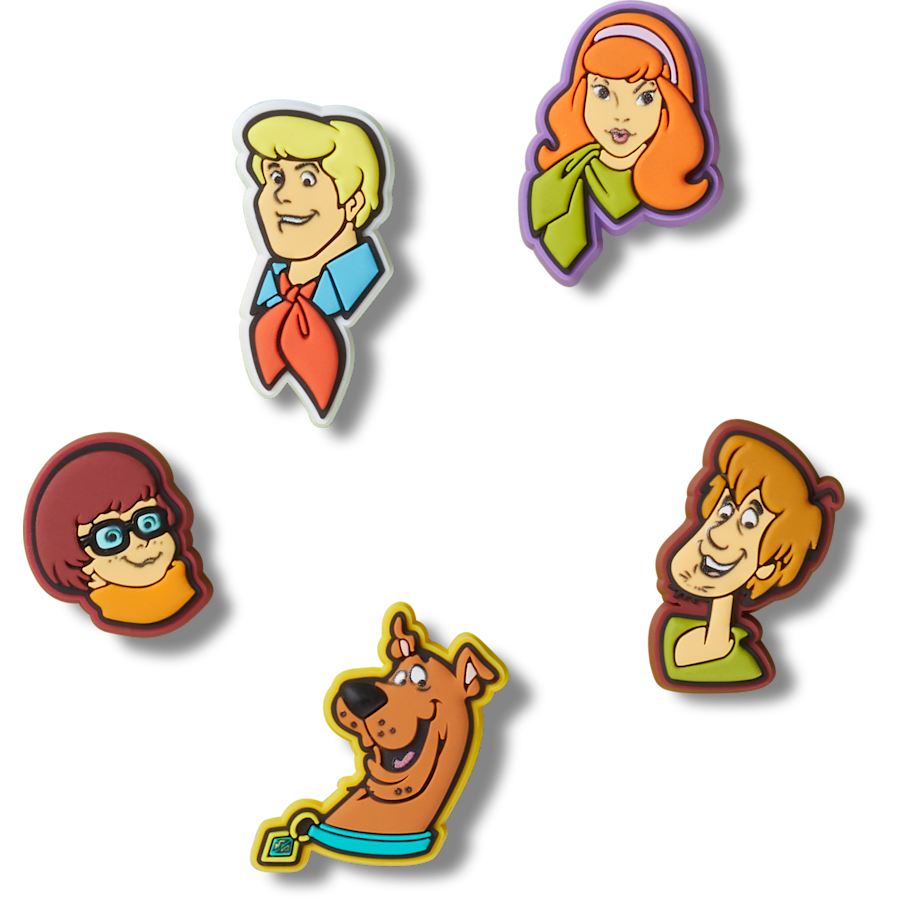 Crocs - Scooby Doo! 5 Pack Jibbitz™ charms for Women|Men|Kids|Jibbitz™ Charms
