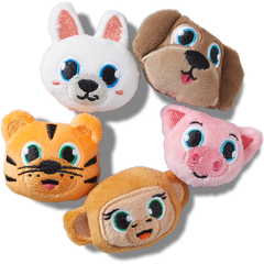 Crocs - Fuzzy Animal 5 Pack Jibbitz™ charms for Women|Men|Jibbitz™ Charms