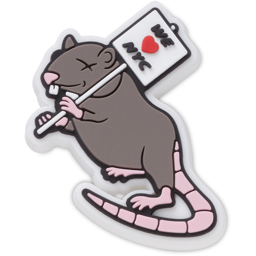 Crocs - NYC Rats Run the City Jibbitz™ charms for Women|Men|Jibbitz™ Charms