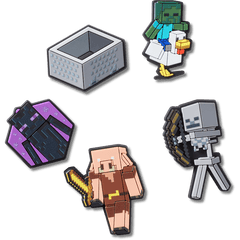 Crocs - Minecraft 5 Pack Jibbitz™ charms for Women|Men|Kids|Jibbitz™ Charms