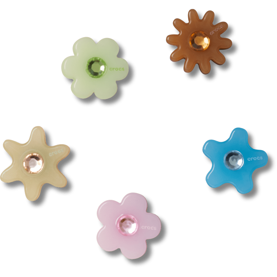 Crocs - Enlighten Flower 5 Pack Jibbitz™ charms for Women|Men|Jibbitz™ Charms