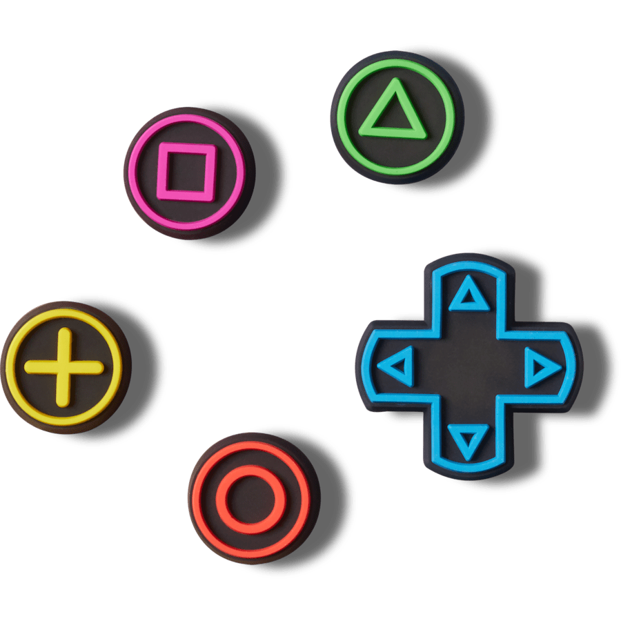 Crocs - Game Controller 5 Pack Jibbitz™ charms for Women|Men|Jibbitz™ Charms