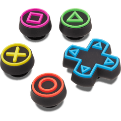 Crocs - Game Controller 5 Pack Jibbitz™ charms for Women|Men|Jibbitz™ Charms