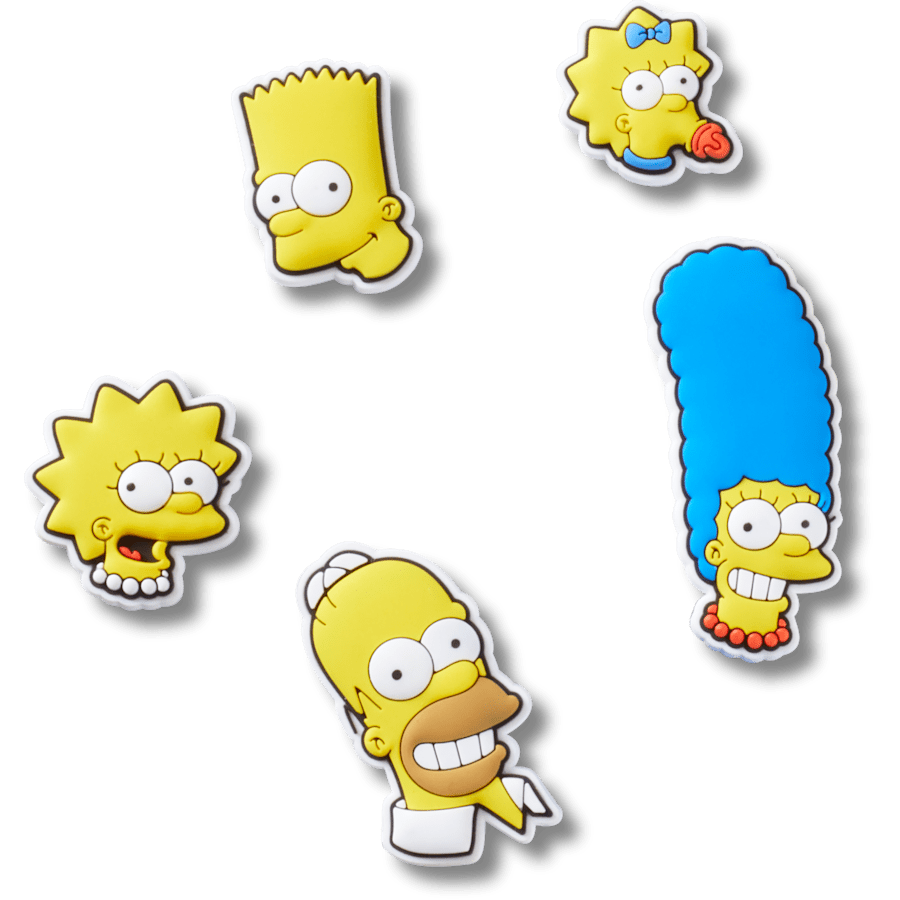 Crocs - The Simpsons 5 Pack Jibbitz™ charms for Women|Men|Kids|Jibbitz™ Charms