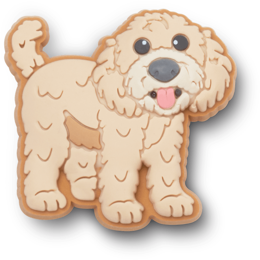 Crocs - b'Golden Doodle Puppy Jibbitz Shoe Charm' for Women|Men|Jibbitz™ Charms