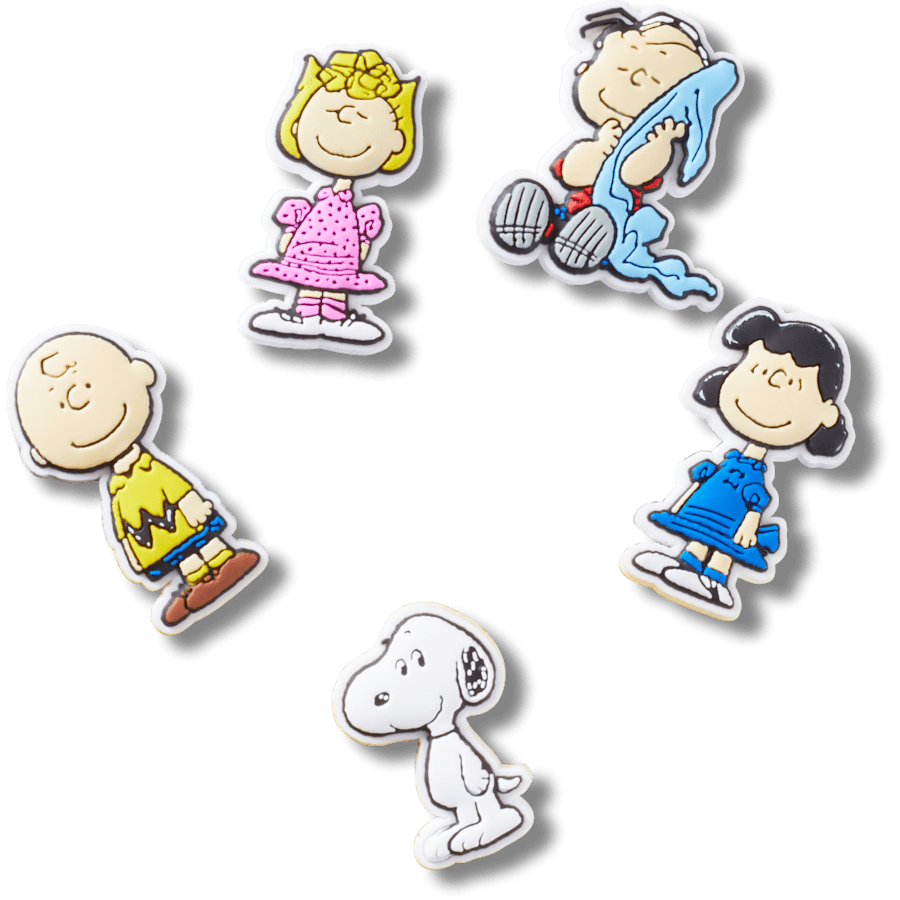 Crocs - Peanuts II 5 Pack Jibbitz™ charms for Women|Men|Kids|Jibbitz™ Charms