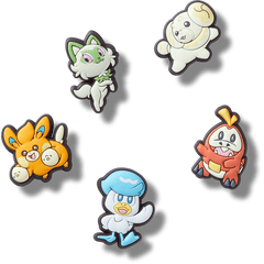 Crocs - Pokemon Paldea 5 Pack Jibbitz™ charms for Women|Men|Kids|Jibbitz™ Charms