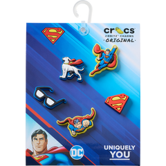 Crocs - Superman 5 Pck Jibbitz™ charms for Women|Men|Kids|Jibbitz™ Charms