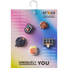 Crocs - Basketball Team 5 Pack Jibbitz™ charms for Women|Men|Jibbitz™ Charms