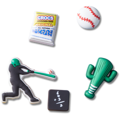 Crocs - Baseball Team 5 Pack Jibbitz™ charms for Women|Men|Jibbitz™ Charms
