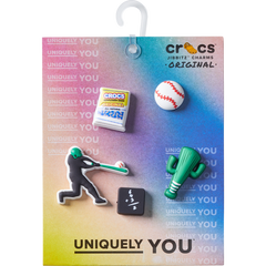 Crocs - Baseball Team 5 Pack Jibbitz™ charms for Women|Men|Jibbitz™ Charms
