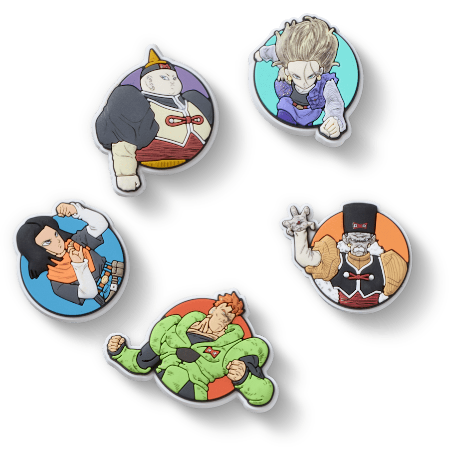 Crocs - Dragon Ball Z 5 Pack 2 Jibbitz™ charms for Women|Men|Kids|Jibbitz™ Charms