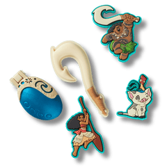 Crocs - Disney Moana 5 Pack Jibbitz™ charms for Women|Men|Kids|Jibbitz™ Charms