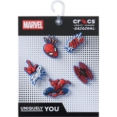 Crocs - Spiderman 5 Pack Jibbitz™ charms for Women|Men|Kids|Jibbitz™ Charms