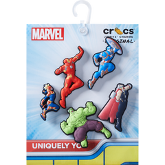 Crocs - Avengers Heroes 5PCk Jibbitz™ charms for Women|Men|Kids|Jibbitz™ Charms